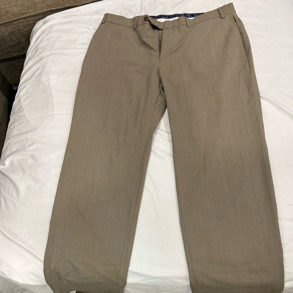Ralph Lauren Khaiki Dress pants 36x30 - Picture 1 of 3